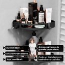 Ver imagem 7 de Suporte Shampoo de Canto Parede Banheiro Aço Inox Preto