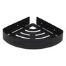 Suporte Shampoo de Canto Parede Banheiro Aço Inox Preto - 2