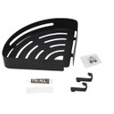 Ver imagem 4 de Suporte Shampoo de Canto Parede Banheiro Aço Inox Preto