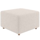 Ver mais imagens de Sofá 6 Lugares para Sala de Estar Living Modular Adah M03 Bouclê Cru - Lyam Decor