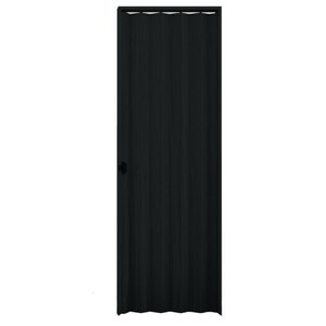 Porta Sanfonada Interna Plasbil PVC Relevo Preto, 210 x 90 cm