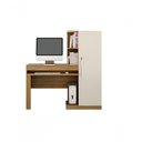 Ver imagem 1 de Escrivaninha Mesa Office Valdemoveis Cinamomo/off White
