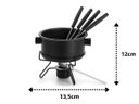Ver imagem 3 de Aparelho de Fondue Pop Antiaderente 7 Peças com Queimador Forma Preto
