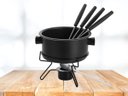 Ver imagem 2 de Aparelho de Fondue Pop Antiaderente 7 Peças com Queimador Forma Preto