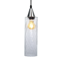 Ver imagem 1 de Lustre Pendente Taschibra Anne Rigato E27 Transparente Bivolt Prata