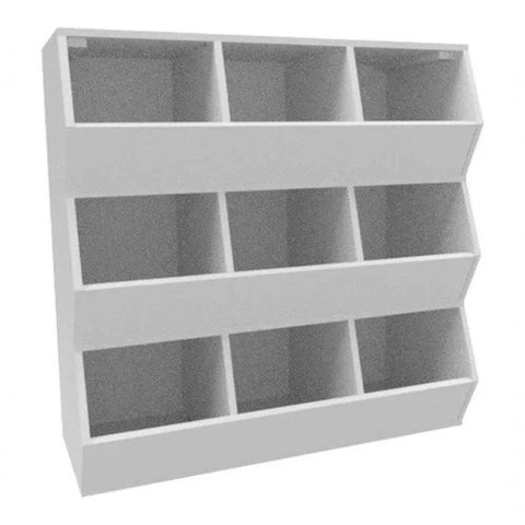 Organizador Infantil Teca 100% Mdf Criança Quarto