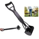 Ver imagem 1 de Pa Coletora Coco Fezes Cachorro Gato Cao Pet Sujeira Animal de Estimaçao Cascalho Grama Dobravel Alç