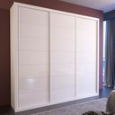 Ver imagem 1 de Guarda Roupa Casal Fusion 3 Portas 4 Gavetas Branco