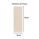 Ver imagem 2 de Cabeceira Modulada Estofada P/ Cama Casal 7 Placas 20x60cm:areia