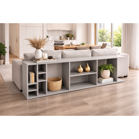 Aparador Mesa para Sofá com Adega Nicho Decoração