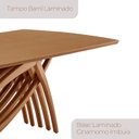 Ver imagem 7 de Conjunto de Mesa de Jantar Zurick Tampo Barril Laminado 240cm 8 Cadeiras Eloá Premium