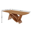 Ver imagem 3 de Conjunto de Mesa de Jantar Zurick Tampo Barril Laminado 240cm 8 Cadeiras Eloá Premium