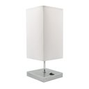Ver imagem 5 de Abajur Luminaria de Mesa Quadrado e Interruptor Ref 49 Decoração Casa Sala Quarto Escritório Moveis