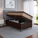 Ver imagem 5 de Cama Box Baú Solteiro Colchão Espuma D33 Pillow 88x188x70cm