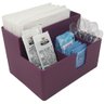 Kit 2 Portas Sachês Guardanapos Açúcar Organizadores Multiuso Bancada Purple  - 2