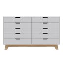 Ver imagem 5 de Cômoda 10 Gavetas 160cm Alice - Branco