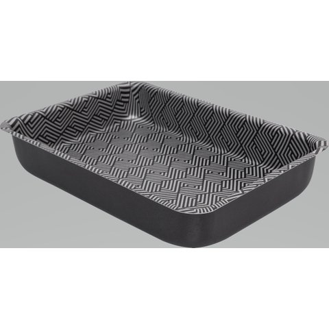 Assadeira Antiaderente Gourmet Nº3 5,3 Litros 39x27x5,3 Cm