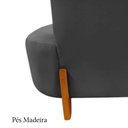 Ver imagem 7 de Namoradeira Sofá Feijão Luna 100cm Orgânica Suede Cinza