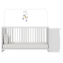 Ver imagem 4 de Berço Cômoda com Colchão Incluso Meu Bebê Branco