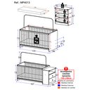 Ver imagem 6 de Berço Cômoda com Colchão Incluso Meu Bebê Branco