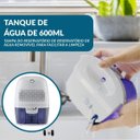 Ver imagem 6 de Desumidificador Antimofo Secar Ar Elétrico 600ml com Led Branco 110v/220v Importway Iwda001 Peltier