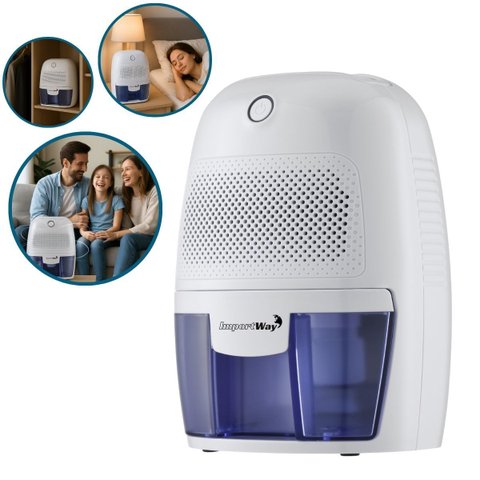 Desumidificador Antimofo Secar Ar Elétrico 600ml com Led Branco 110v/220v Importway Iwda001 Peltier