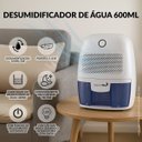 Ver imagem 3 de Desumidificador Antimofo Secar Ar Elétrico 600ml com Led Branco 110v/220v Importway Iwda001 Peltier