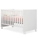 Ver imagem 2 de Jogo de Quarto para Bebê Lívia com Guarda Roupa 4 Portas, Cômoda e Berço Mini Cama Doce Sonho Phoeni