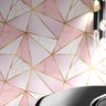 Papel de Parede Geométrico Zara Rosa Gold Autoadesivo 1mx50cm - 3