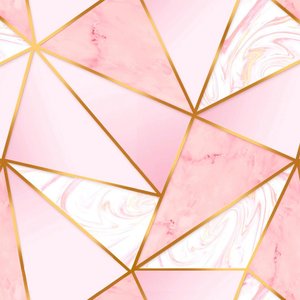 Papel de Parede Geométrico Zara Rosa Gold Autoadesivo 1mx50cm