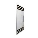 Ver imagem 3 de Porta Pivotante 6 Vidros Alumínio Branco com Puxador 210x120 Lado Direito