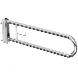 Barra de Apoio para Sanitário Articulada com Papeleira Fs - 2