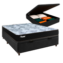 Ver imagem 1 de Cama Box Bau + Colchão Casal Molas Ensacadas Life Gold Paropas