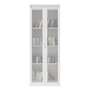 Ver imagem 5 de Armário Multiuso 60cm com 2 Portas de Vidro e 3 Prateleiras Am Branco