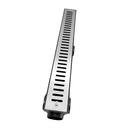 Ver imagem 5 de Ralo Linear Banheiro 6x50 Inox Abre Fecha com Coletor Preto Sifonável