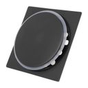 Ver imagem 1 de Stoc Ralo Preto Click Quadrado 9,4 Cm 7655 Stoc Metais