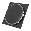Ver imagem 1 de Stoc Ralo Preto Click Quadrado 9,4 Cm 7655 Stoc Metais