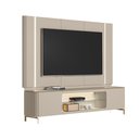 Ver imagem 5 de Conjunto Painel com Rack Bancada Switch Mdp/mdf Tv até 85 Polegadas Led Off White G77 - Gran Belo