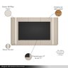 Conjunto Painel com Rack Bancada Switch Mdp/mdf Tv até 85 Polegadas Led Off White G77 - Gran Belo - 2
