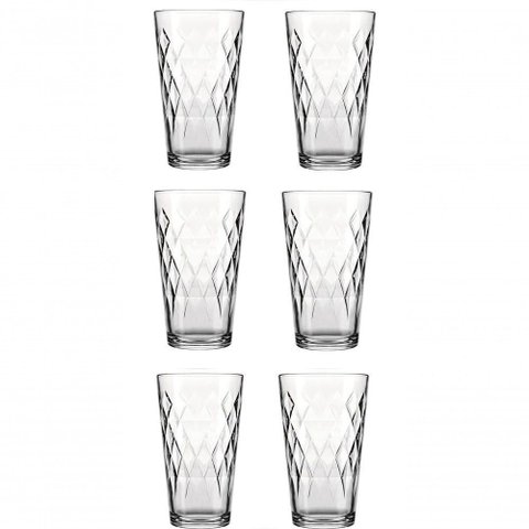 Jogo 6 Copos Long Drink Vitrage 350 Ml - Nadir Figueiredo Jogo 6 Copos Long Drink 2641 Vitrage 350