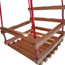 Ver imagem 1 de Balanço Infantil Crianças até 12 Anos Madeira Muito Lindo