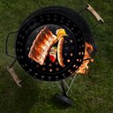 Ver imagem 2 de Cesto Churrasco Antiaderente com Alça Peixe Camarão Legumes