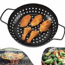 Ver imagem 4 de Cesto Churrasco Antiaderente com Alça Peixe Camarão Legumes
