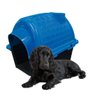 Casinha Iglu N4 Pet Cachorro Porte Médio Cães Plástica Desmontável Térmica Cor:azul - 1