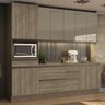 Cozinha Completa Planejada 2,70mt 07 Peças Linha Maxxi Cb338 Kappesberg- Nogal - 1