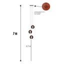 Ver imagem 5 de Lustre Pendente para Sala Pé Direito Duplo Trio Ball P7 - Marrom