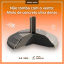 Ver imagem 4 de Base para Ombrelone Guarda Sol 20kg Alumínio Concreto Resistente Premium Cor Fendi