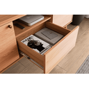 Ver imagem 3 de Rack com Painel Pés Palito Amadeirado para Tv de até 55 Polegadas River 1,36 Lukaliam:jequitiba Ripa