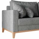 Ver imagem 2 de Sofá Living Beny 1,80m (cinza).