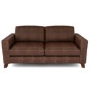 Ver imagem 7 de Sofá Sala de Estar Living 3 Lugares 240cm Presley Pés Madeira Couro Marrom Manchado G52 - Gran